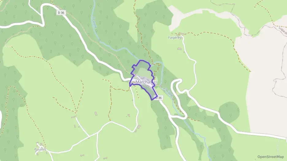 Maison 80 m² quatre pièces à vendre à Marchastel Maison 80 m² quatre pièces à vendre à Marchastel