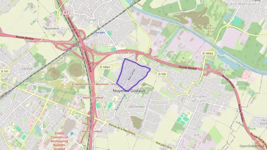 Maison 91 m² cinq pièces à vendre à Noyelles-Godault