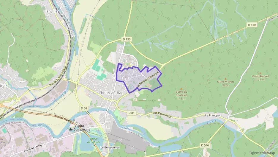 Maison 76 m² quatre pièces à vendre à Choisy-au-Bac