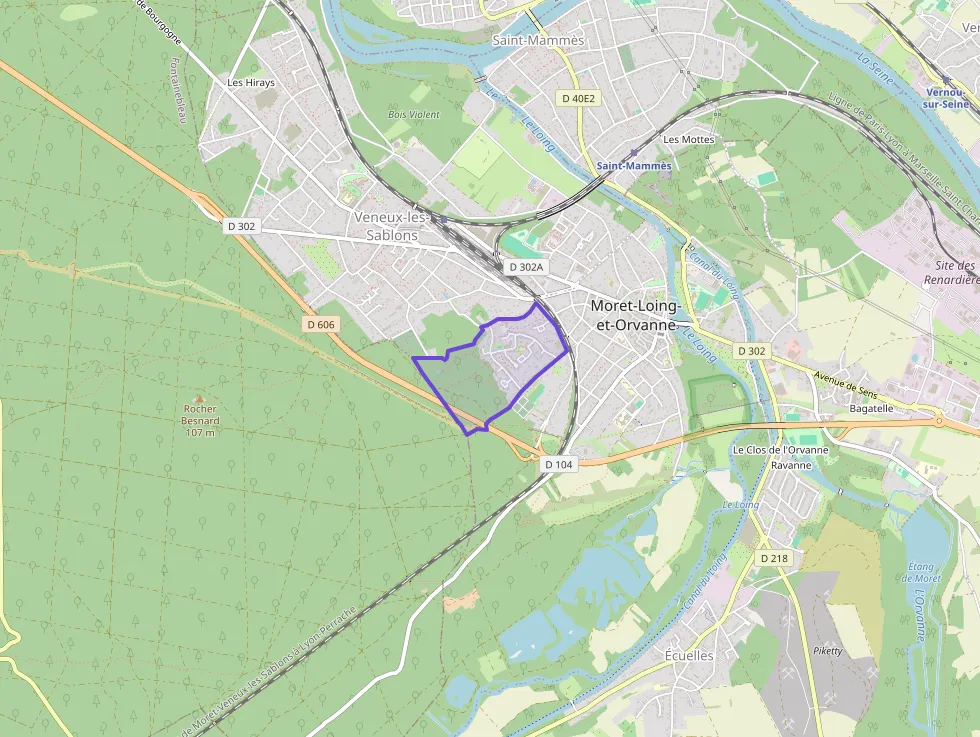 Maison 94 m² quatre pièces à vendre à Moret-Loing-et-Orvanne