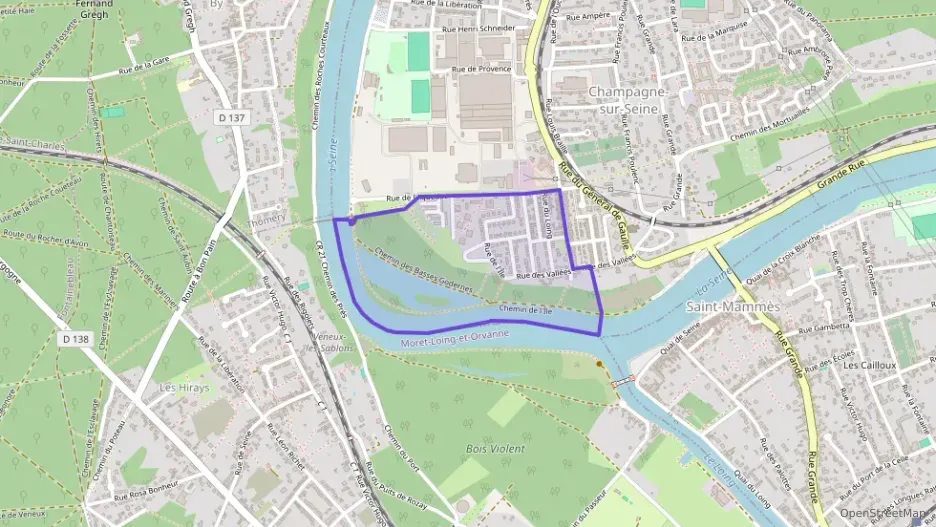 Maison 64 m² quatre pièces à vendre à Champagne-sur-Seine