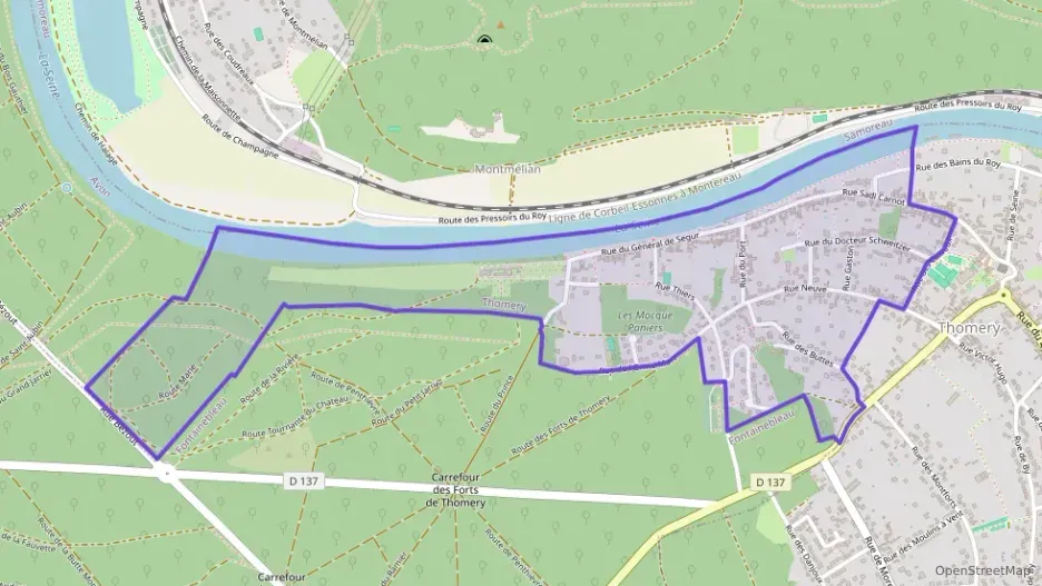 Maison 94 m² quatre pièces à vendre à Thomery