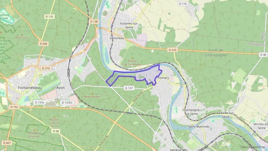 Maison 94 m² quatre pièces à vendre à Thomery