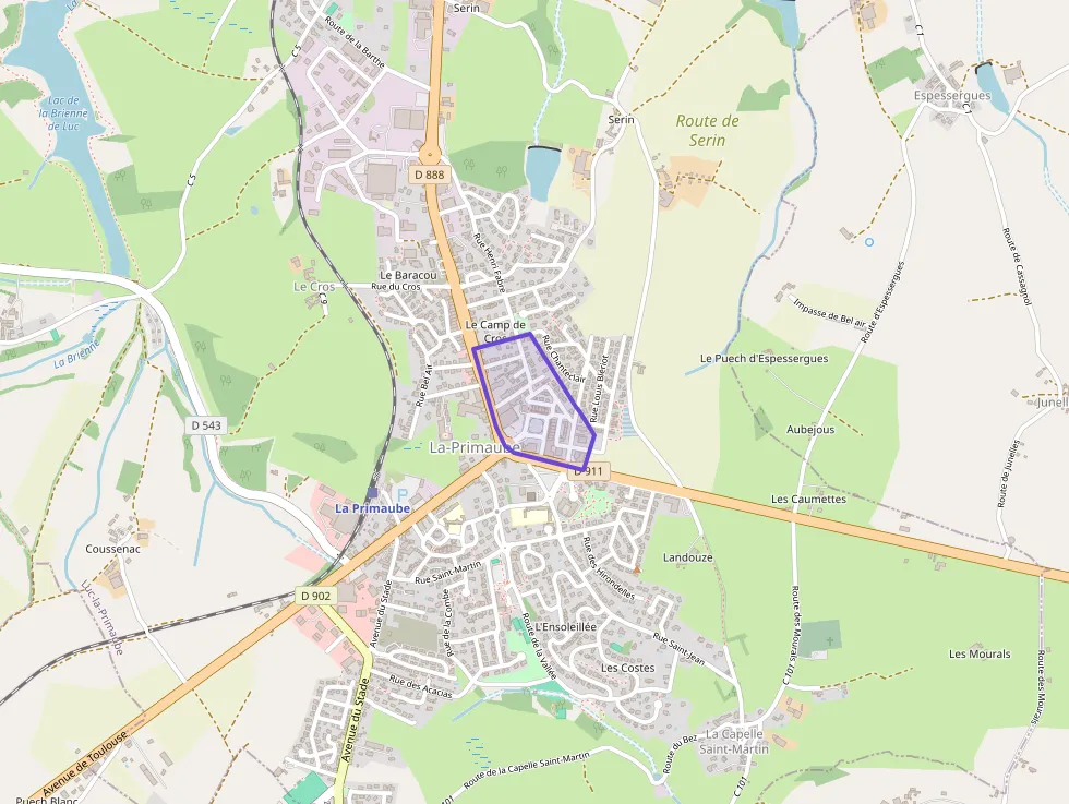 Maison 80 m² quatre pièces à vendre à Luc-la-Primaube