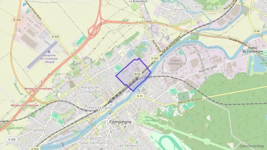 Maison 55 m² trois pièces à vendre à Margny-lès-Compiègne