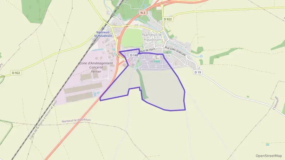 Maison 93 m² cinq pièces à vendre à Nanteuil-le-Haudouin