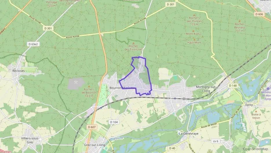 Maison 69 m² quatre pièces à vendre à Bourron-Marlotte