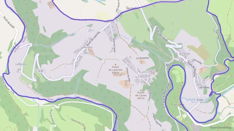 Maison 100 m² trois pièces à vendre à Druelle Balsac