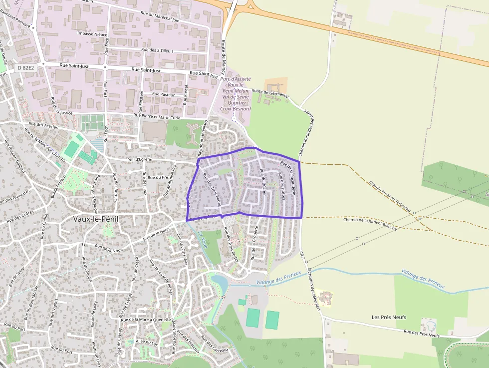 Maison 96 m² deux pieces à vendre à Vaux-le-Pénil