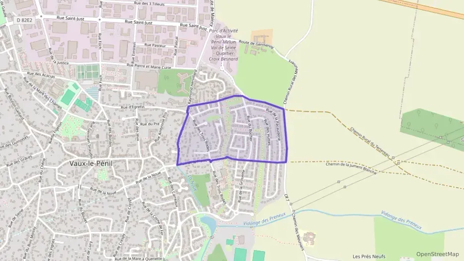 Maison 96 m² deux pieces à vendre à Vaux-le-Pénil