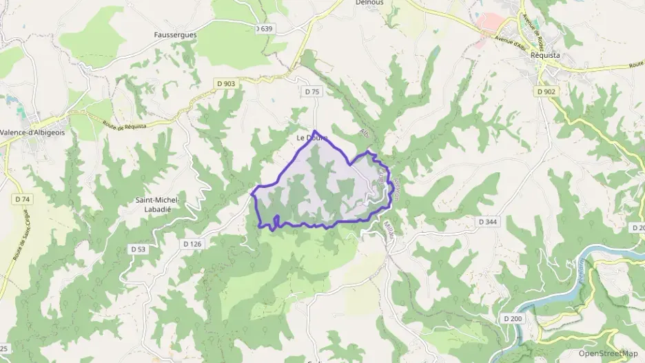 Maison 90 m² quatre pièces à vendre à Le Dourn Maison 90 m² quatre pièces à vendre à Le Dourn