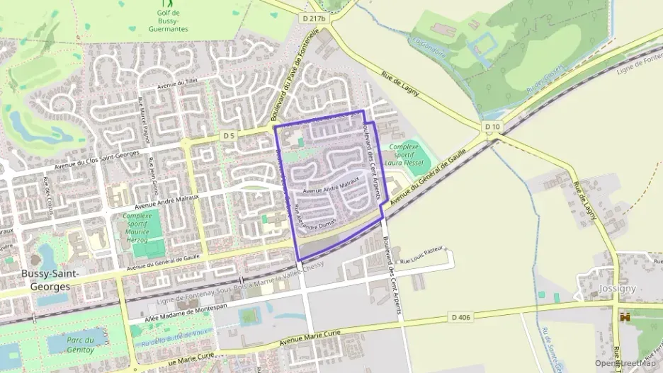Maison 108 m² cinq pièces à vendre à Bussy-Saint-Georges