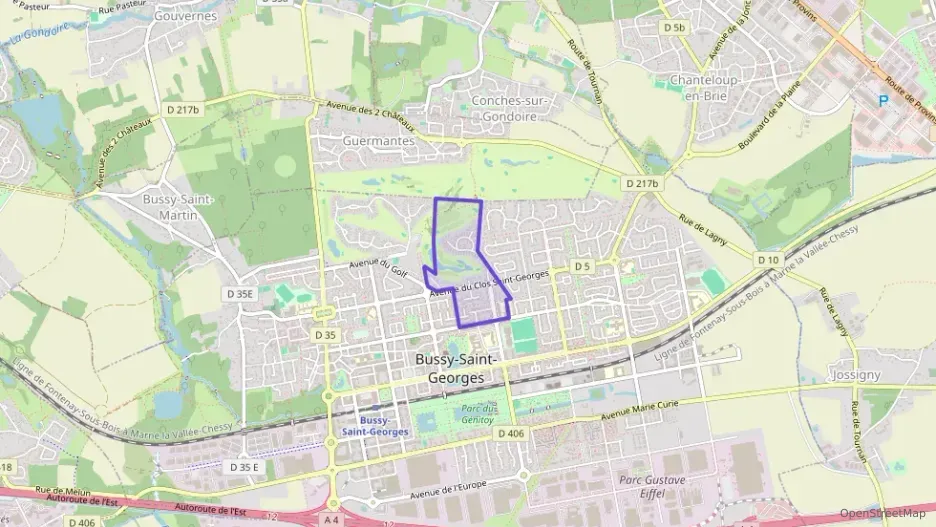 Maison 75 m² quatre pièces à vendre à Bussy-Saint-Georges