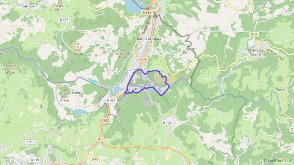 Maison 100 m² quatre pièces à vendre à Bort-les-Orgues