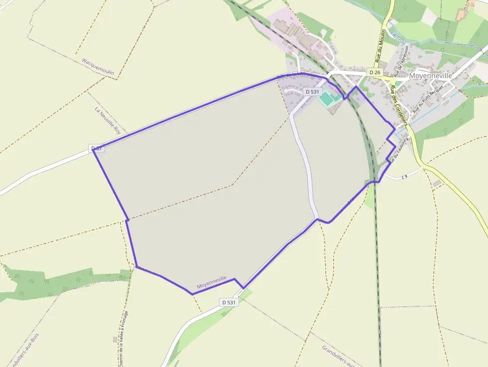 Maison 80 m² quatre pièces à vendre à Moyenneville