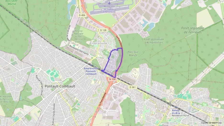 Maison 100 m² cinq pièces à vendre à Émerainville