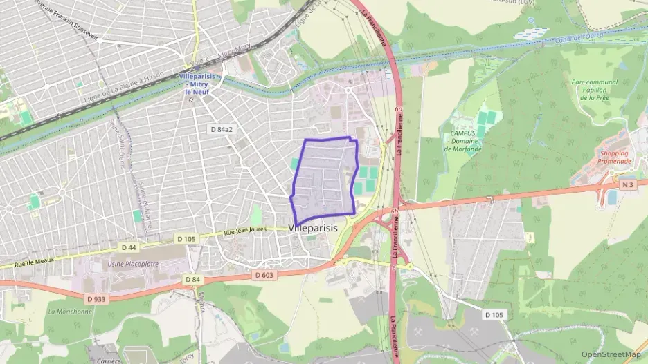 Maison 100 m² quatre pièces à vendre à Villeparisis