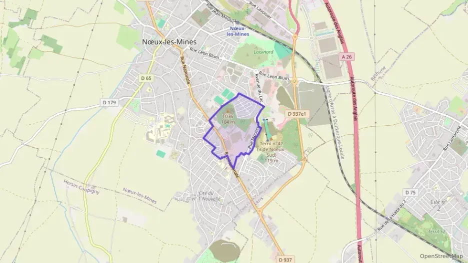 Maison 75 m² quatre pièces à vendre à Nœux-les-Mines