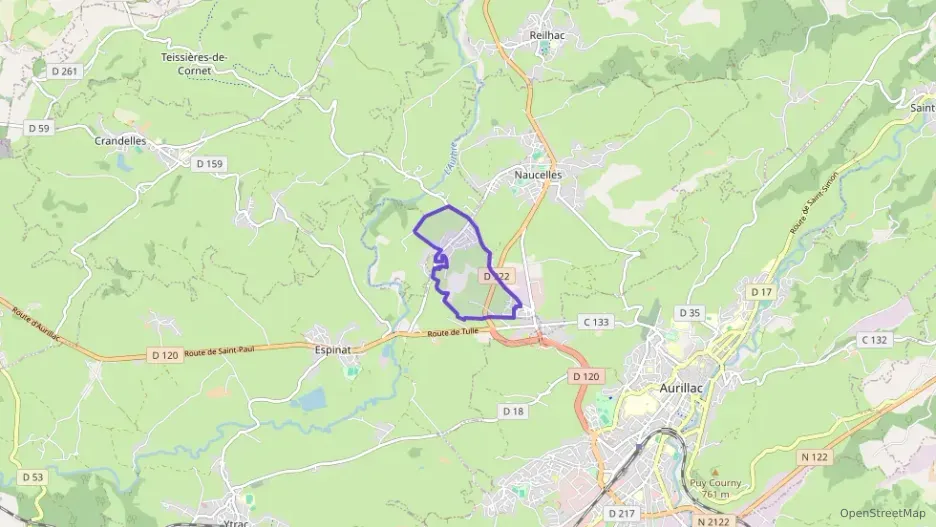 Maison 90 m² quatre pièces à vendre à Naucelles