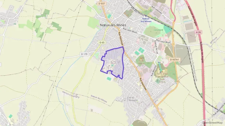 Maison 95 m² quatre pièces à vendre à Nœux-les-Mines