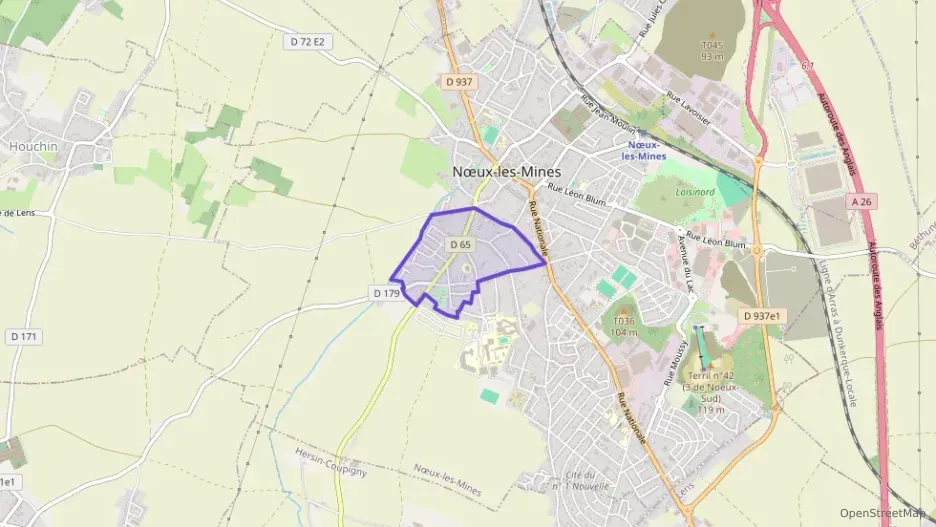 Maison 95 m² trois pièces à vendre à Nœux-les-Mines Maison 95 m² trois pièces à vendre à Nœux-les-Mines