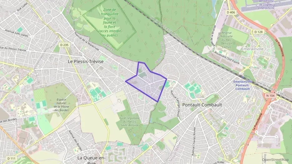 Maison 93 m² cinq pièces à vendre à Le Plessis-Trévise Maison 93 m² cinq pièces à vendre à Le Plessis-Trévise