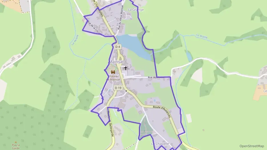 Maison 75 m² quatre pièces à vendre à Mainsat Maison 75 m² quatre pièces à vendre à Mainsat