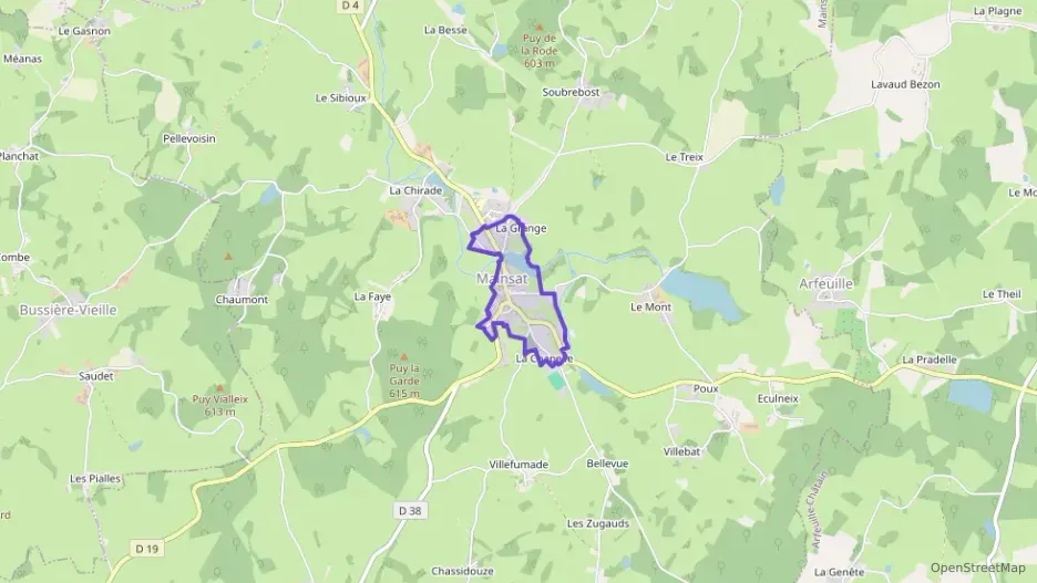 Maison 75 m² quatre pièces à vendre à Mainsat Maison 75 m² quatre pièces à vendre à Mainsat