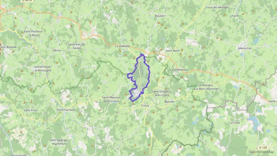 Maison 168 m² sept pièces à vendre à Saint-Oradoux-près-Crocq Maison 168 m² sept pièces à vendre à Saint-Oradoux-près-Crocq