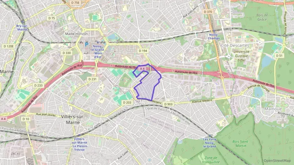 Maison 99 m² quatre pièces à vendre à Noisy-le-Grand