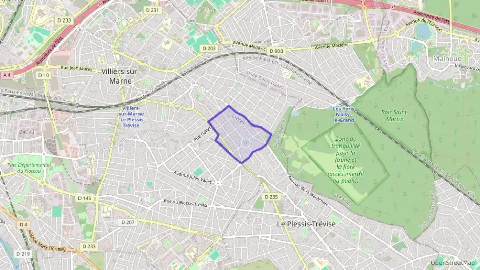 Maison 89 m² quatre pièces à vendre à Le Plessis-Trévise
