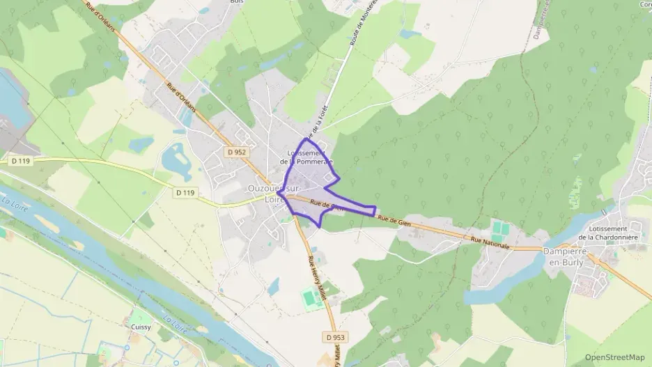 Maison 89 m² quatre pièces à vendre à Ouzouer-sur-Loire