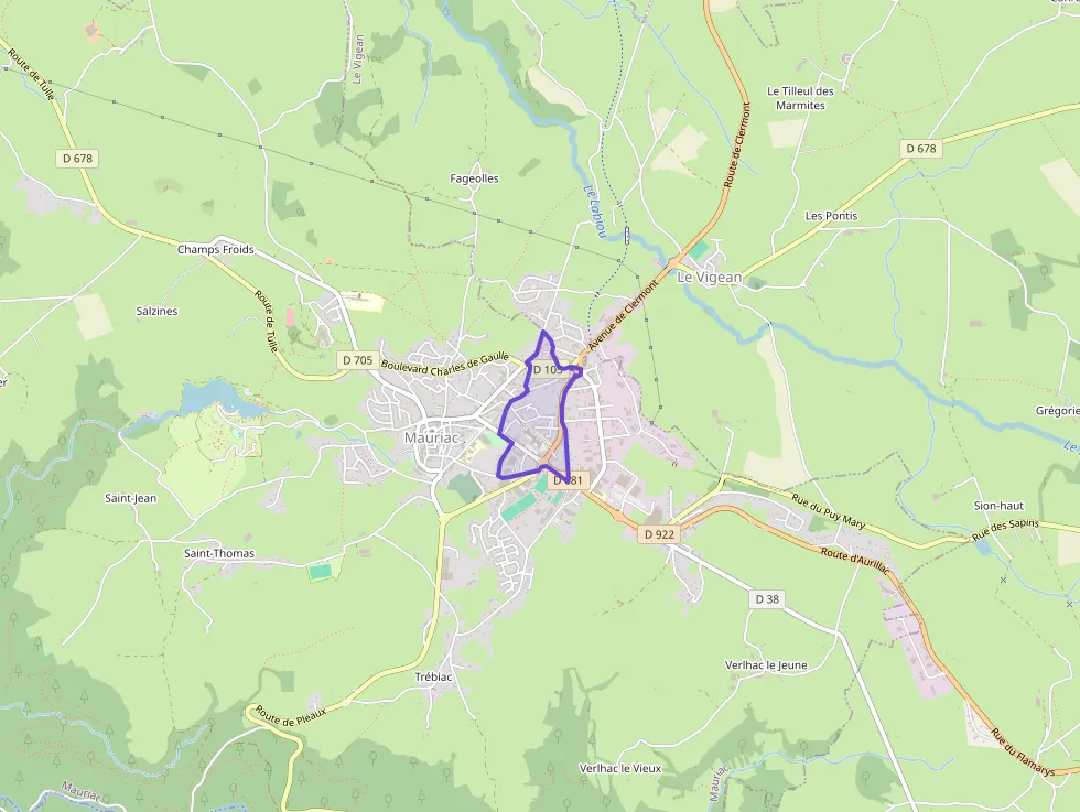 Maison 90 m² trois pièces à vendre à Mauriac