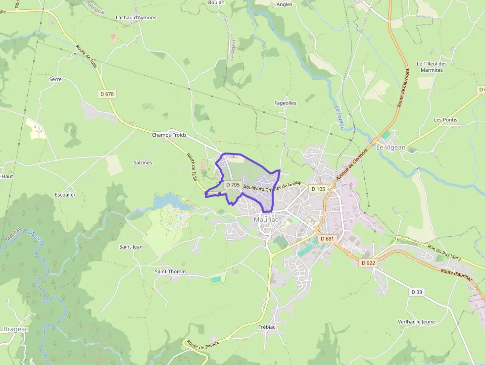 Maison 80 m² quatre pièces à vendre à Mauriac