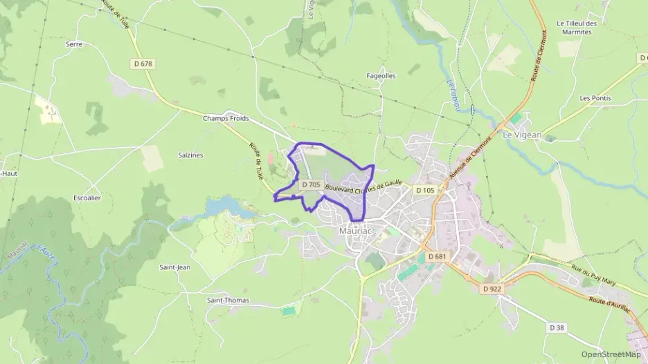 Maison 80 m² quatre pièces à vendre à Mauriac