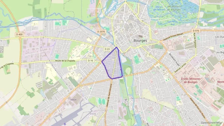 Maison 62 m² trois pièces à vendre à Bourges