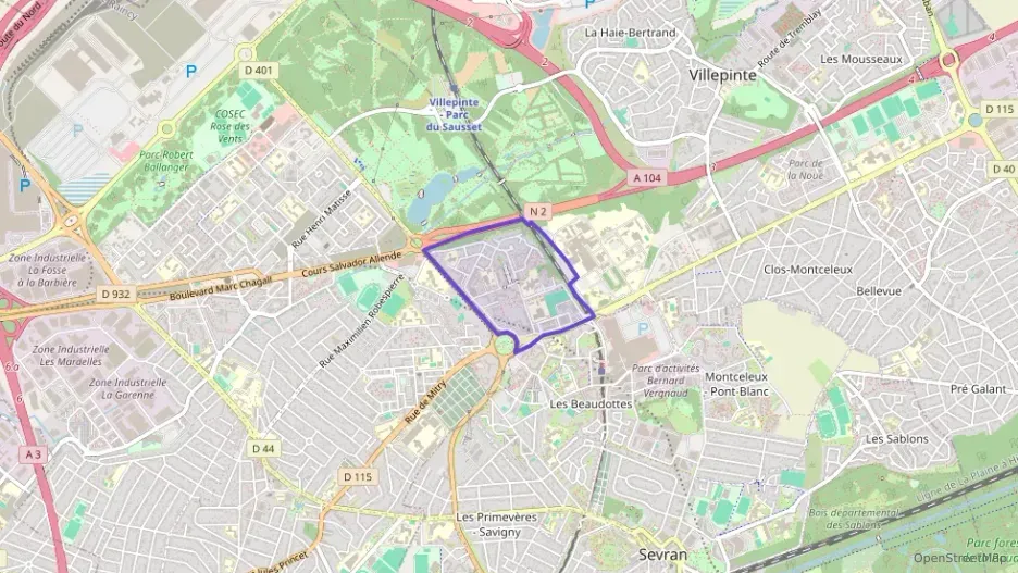 Maison 93 m² quatre pièces à vendre à Aulnay-sous-Bois