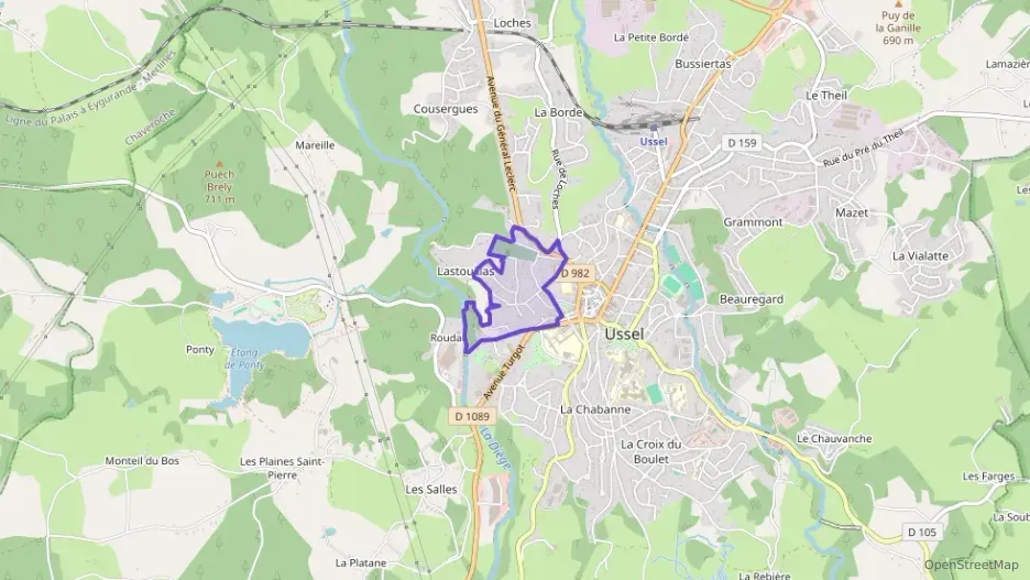 Maison 62 m² quatre pièces à vendre à Ussel