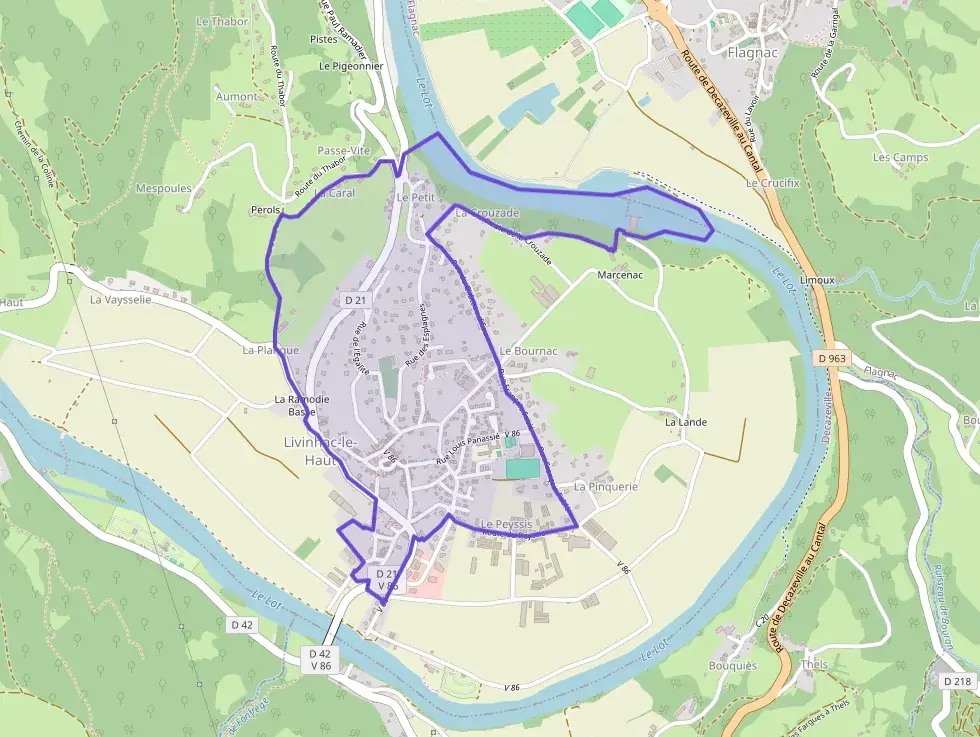 Maison 64 m² trois pièces à vendre à Livinhac-le-Haut