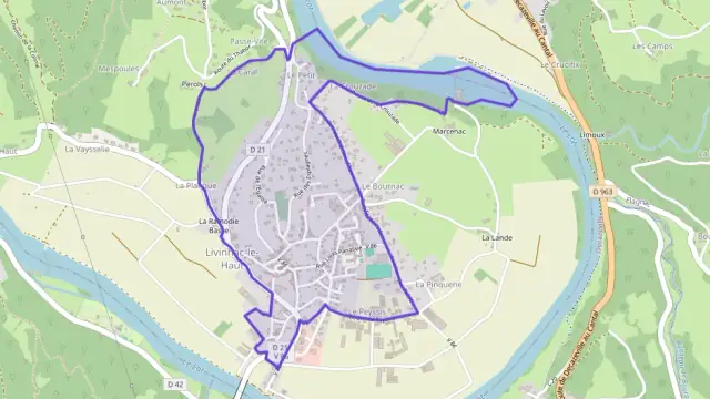 Maison 64 m² trois pièces à vendre à Livinhac-le-Haut