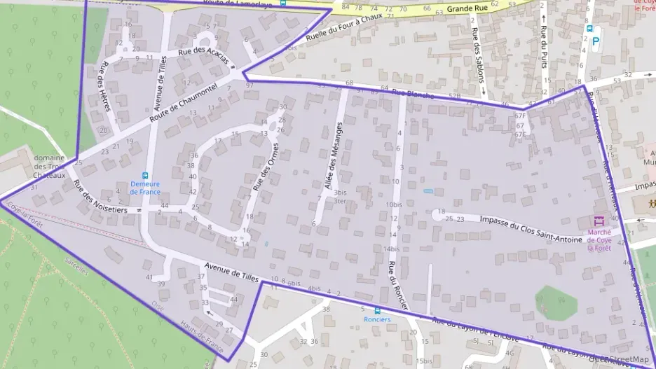 Maison 113 m² quatre pièces à vendre à Coye-la-Forêt