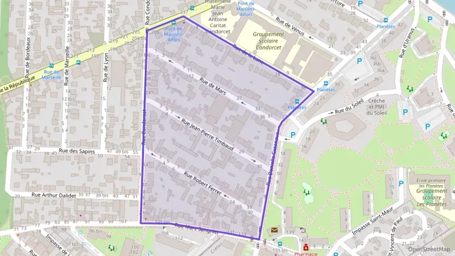 Maison 103 m² cinq pièces à vendre à Maisons-Alfort
