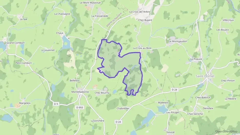 Maison 70 m² trois pièces à vendre à Saint-Domet