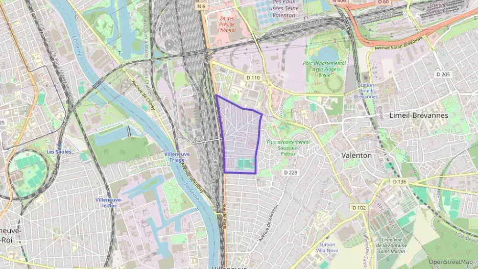 Maison 110 m² cinq pièces à vendre à Villeneuve-Saint-Georges