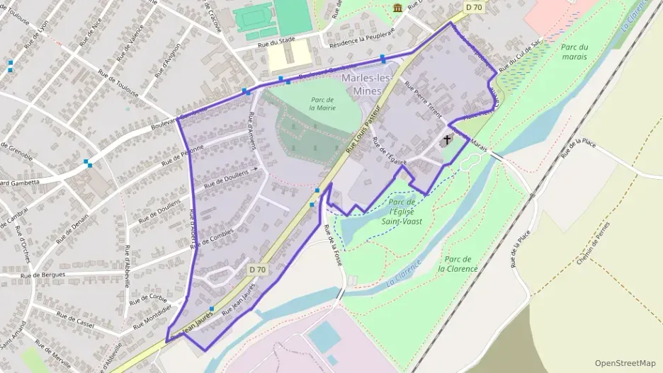 Maison 70 m² trois pièces à vendre à Marles-les-Mines