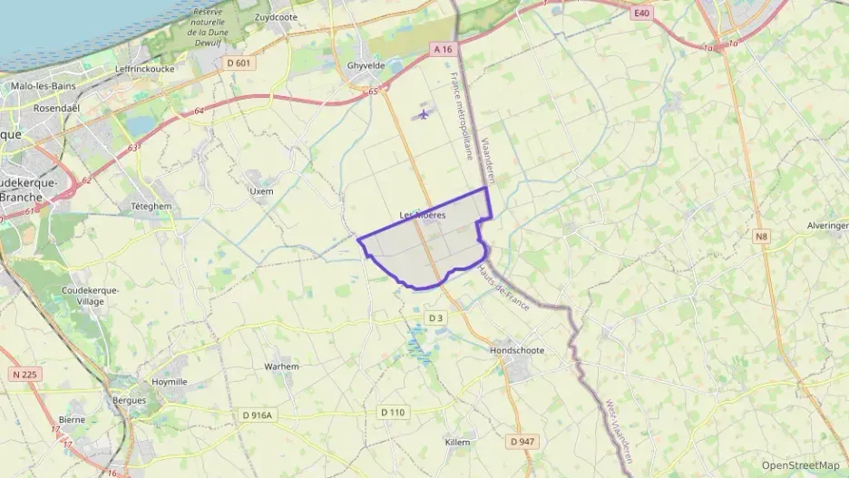 Maison 75 m² trois pièces à vendre à Ghyvelde