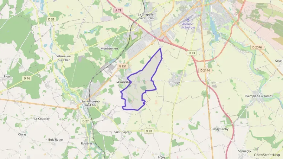 Maison 83 m² trois pièces à vendre à Le Subdray Maison 83 m² trois pièces à vendre à Le Subdray