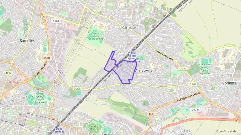 Maison 79 m² trois pièces à vendre à Arnouville