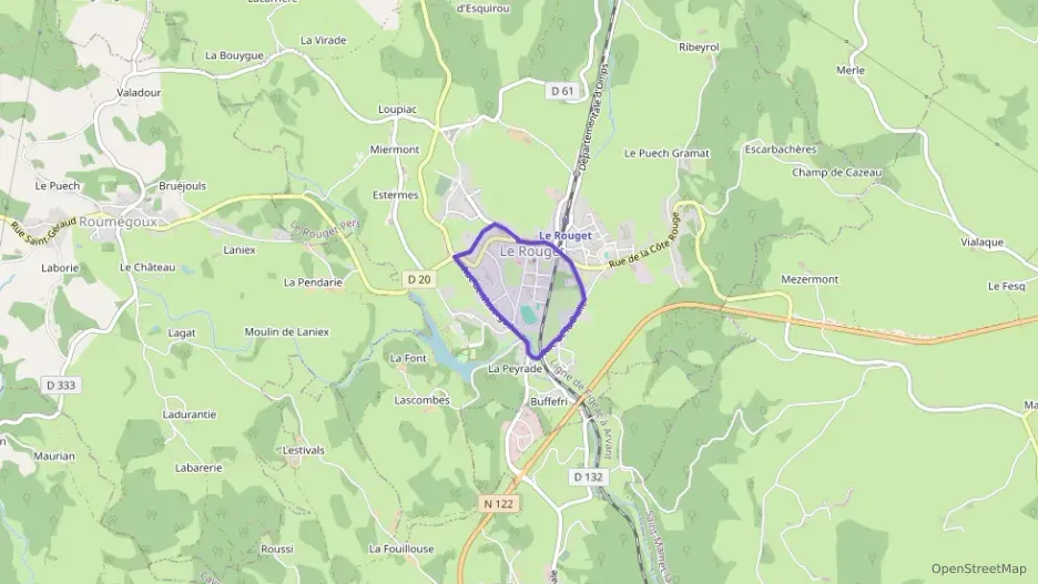 Maison 75 m² cinq pièces à vendre à Le Rouget-Pers Maison 75 m² cinq pièces à vendre à Le Rouget-Pers