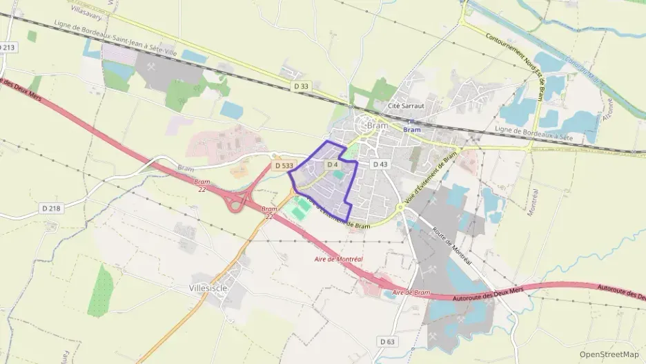 Maison 102 m² cinq pièces à vendre à Bram